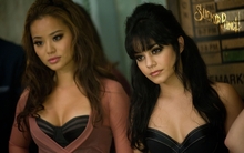 brunettes women movies dress asians vanessa hudgens sucker punch black hair 2560x1600 wallpaper 